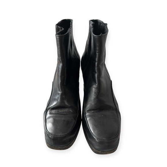 Stephane Kelian Black Leather Chelsea Boots, Size US 8, Mid heel - Picture 2 of 9